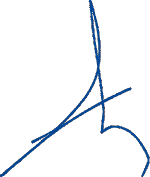Signature de Gérard Larcher